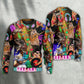 Lovely Cat Rocker Music Style – Sweater - Ugly Christmas Sweater