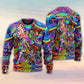 Hippie Horse Free Spirit Run Art – Sweater - Ugly Christmas Sweater
