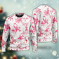 Breast Cancer Pink Ribbon Merry Christmas – Sweater - Ugly Christmas Sweater