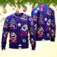 Christmas Santa Neon Light Party – Sweater - Ugly Christmas Sweater