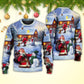 Christmas Santa Love Snowman Village – Sweater - Ugly Christmas Sweater