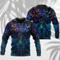 Owl Witch Colorful Dark Art - 3D Hoodie