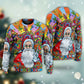 Hippie Santa Colorful Art Style – Sweater - Ugly Christmas Sweater