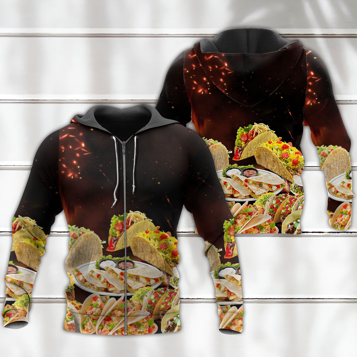 Tacos Fast Food Lover - 3D Hoodie