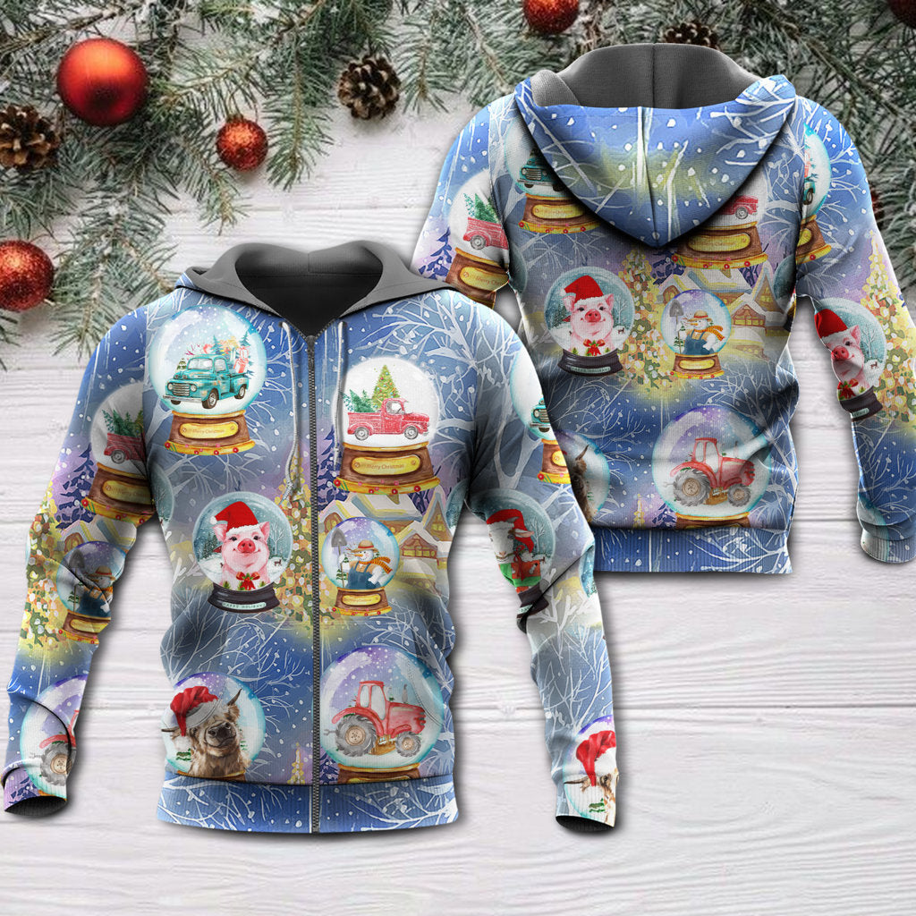 Christmas Farmer Funny Holiday Style - 3D Hoodie