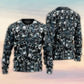 Skull Heat Energy Art Style – Sweater - Ugly Christmas Sweater