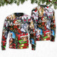 Cat Christmas Tree Merry Xmas – Sweater - Ugly Christmas Sweater