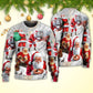 Christmas Santa Story Funny Art Style – Sweater - Ugly Christmas Sweater