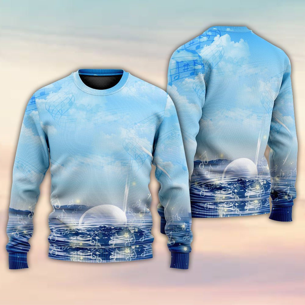 Music Sounds Of Nature Art Style – Sweater - Ugly Christmas Sweater
