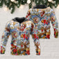 Christmas Merry Holly Jolly Quote Art – 3D Hoodie