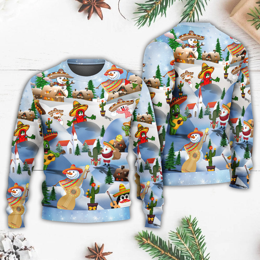 Christmas American Pride Merry Xmas – Sweater - Ugly Christmas Sweater