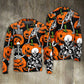Halloween Skeleton Pumpkin Art – Sweater - Ugly Christmas Sweater