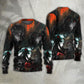 Halloween Black Wolf Night Art – Sweater - Ugly Christmas Sweater