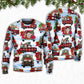 Gnome And Christmas Truck Merry Xmas – Sweater - Ugly Christmas Sweater