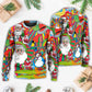 Hippie Santa Merry Xmas Style – Sweater - Ugly Christmas Sweater