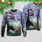 Christmas Santa Dark Fantasy Art – Sweater - Ugly Christmas Sweater
