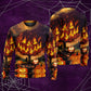 Halloween Pumpkin Wild Fantasy Style – Sweater - Ugly Christmas Sweater