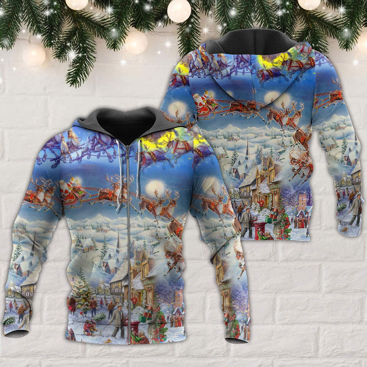 Christmas Be Santa Be Kind - 3D Hoodie