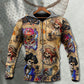 Pirate Skull Treasure Map - 3D Hoodie