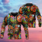 Hippie Mushroom Trippy Colorful Art – 3D Hoodie