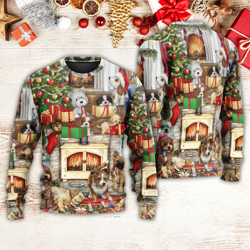 Christmas Dog Lover Merry Xmas Style – Sweater - Ugly Christmas Sweater