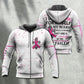 Breast Cancer Awareness Wear Pink Message - Hoodie