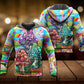Hippie Mushroom Happy Life - 3D Hoodie
