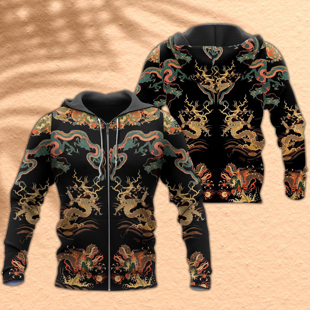 Chinese Royal Dragon - 3D Hoodie