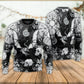 Fire Dragon Gothic Compass Baroque Art – Sweater - Ugly Christmas Sweater