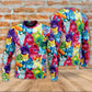 Colorful Cute Kitten Happy Life Art – Sweater - Ugly Christmas Sweater