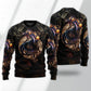 Golden Japanese Dragon Art Style – Sweater - Ugly Christmas Sweater