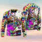 Hippie Unicorn Dream Wonderland Art – Sweater - Ugly Christmas Sweater
