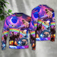 Pug Galaxy Rainbow Dinosaur Art – Sweater - Ugly Christmas Sweater