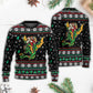 Christmas Santa With Fantasy Dragon – Sweater - Ugly Christmas Sweater