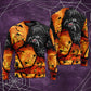 Halloween Spider Pumpkin Night Art – Sweater - Ugly Christmas Sweater