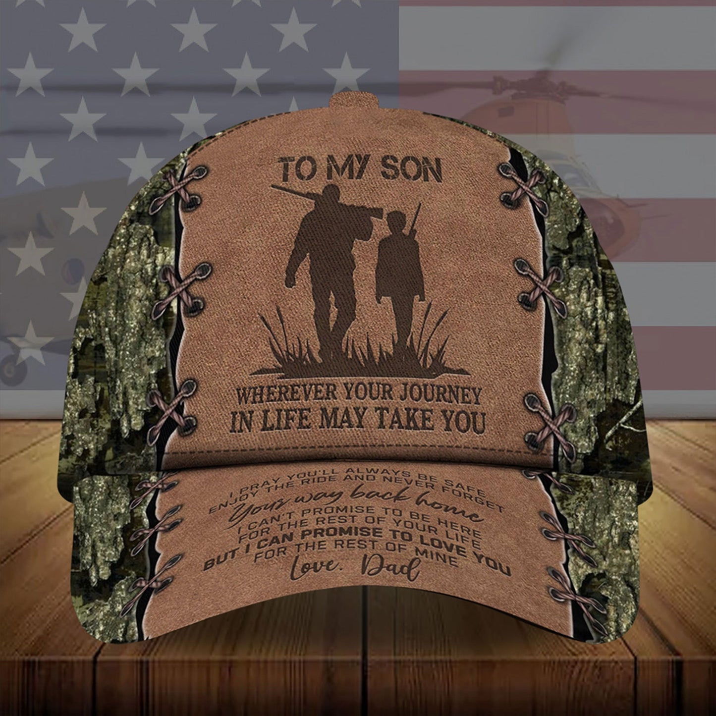 To My Son Hunting Camo 01 – Classic Cap