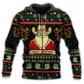Santa Cowboy Giving Gifts - 3D Hoodie