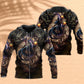 Golden Japanese Dragon - 3D Hoodie