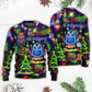 Christmas Bright Neon Lighting Art – Sweater - Ugly Christmas Sweater