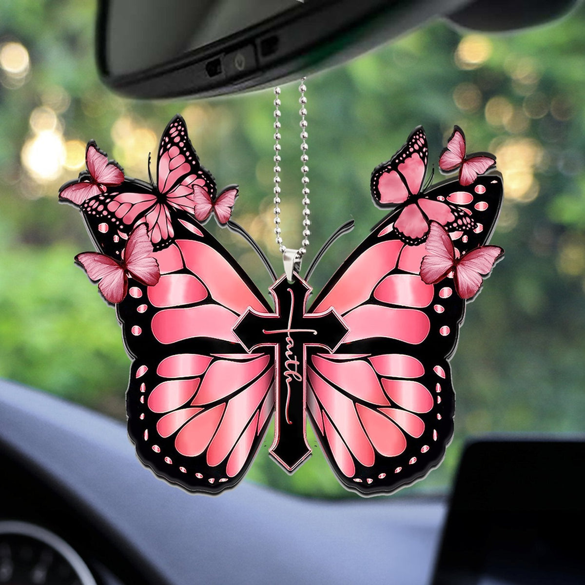 Purple Butterfly Cross 20 Oz Tumbler For Travel Gifts