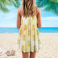 Fruit Pineapple Tropical Vibes Limited 6 – Women's Summer Sleeveless V-Neck Camisole Dress