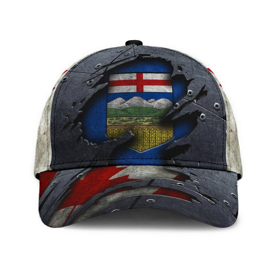 Canadian Alberta All Over Print – Classic Cap