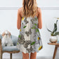 Daisy Butterfly Shih Tzu – Women's Summer Sleeveless V-Neck Camisole Dress