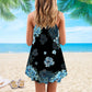 Turtle Is Beach Soul Limited 7 – Women's Summer Sleeveless V-Neck Camisole Dress