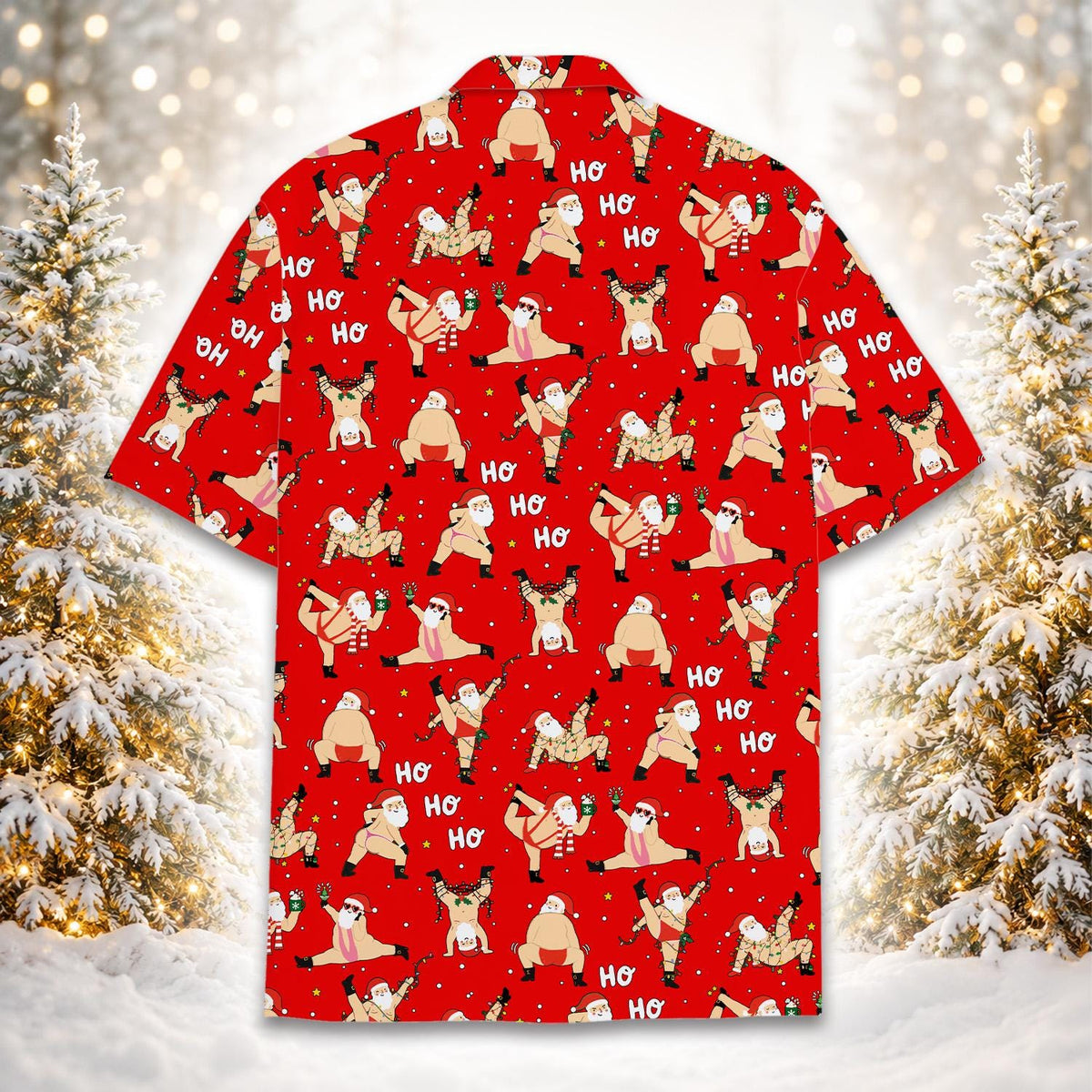 Funny Santa Ho Ho Ho Christmas Holiday 1 – Hawaiian Shirt