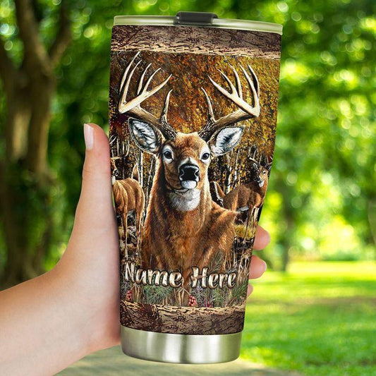 Hunting Love Deer 20 Oz Tumbler For Morning Coffee Cold Drinks And Travel Cup Gifts