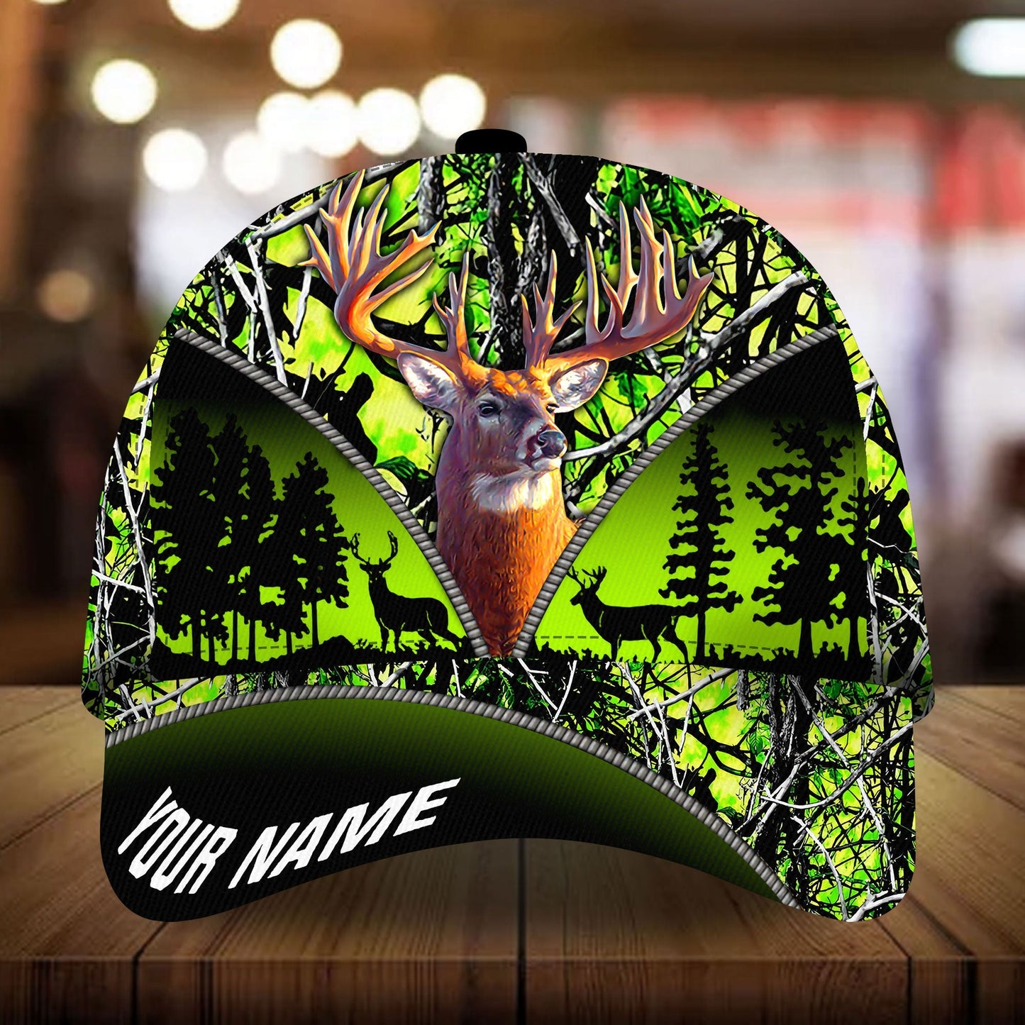 Premium Cool Deer Hunting Art V2 Personalized – Classic Cap