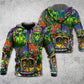 Hippie Space Alien Art - 3D Hoodie