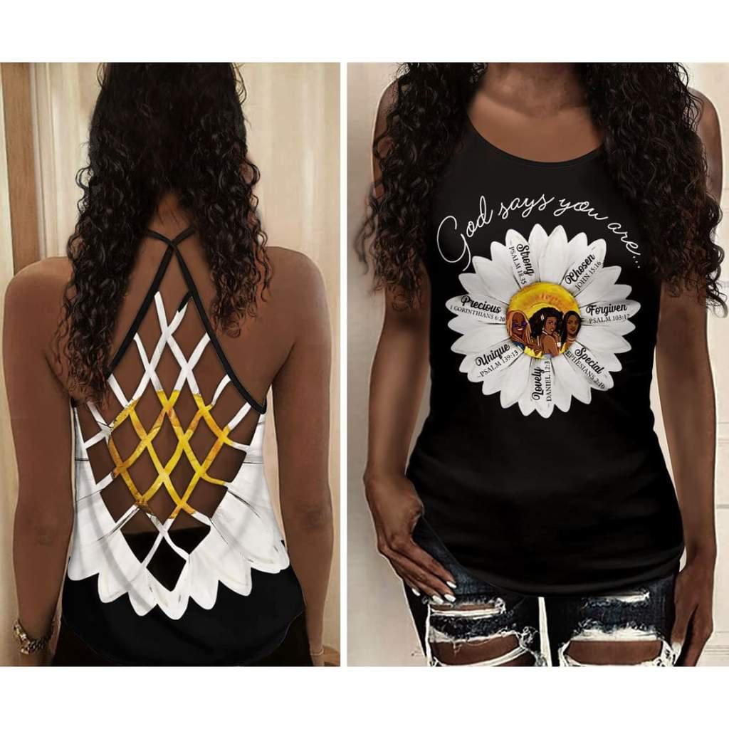 Black Woman Love Peace Limited Edition 7 – Hollow Tank Top
