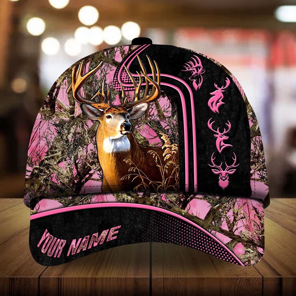 Beautiful Deer Hunting Camo Personalized – Classic Cap